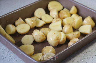 #第四届烘焙大赛暨是爱吃节#香烤土豆的做法步骤:3