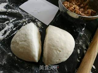 #第四届烘焙大赛暨是爱吃#大葱猪肉卷的做法步骤:5