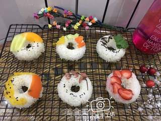 #第四届烘焙大赛暨是爱吃节半决赛#甜甜圈寿司的做法步骤:7