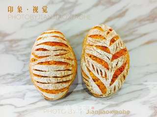 #第四届烘焙大赛暨是爱吃节#火腿燕麦咸味软欧包的做法步骤：15
