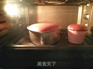 #第四届烘焙大赛暨是爱吃节# 六寸红丝绒戚风蛋糕的做法步骤:13