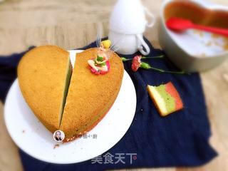 #第四届烘焙大赛暨是爱吃节#彩虹爱心戚风的做法步骤:23