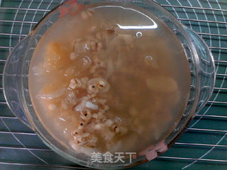 百合薏米银耳汤的做法步骤:9