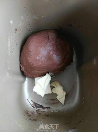 #第四届烘培大赛暨是爱吃#可可麻薯软欧的做法步骤:3