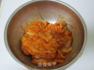 #第四届烘焙大赛暨是爱吃节#莲藕鸡肉卷的做法步骤：4