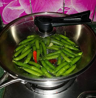 时令鲜蔬~·~盐水豌豆的做法步骤:5