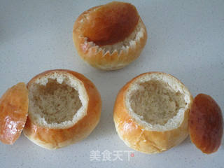 #第四届烘焙大赛暨是爱吃节#南瓜浓汤面包的做法步骤:13
