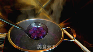 紫薯汤圆酒酿羹的做法步骤:7