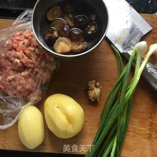 肉末土豆拌面（饭）酱的做法步骤：1