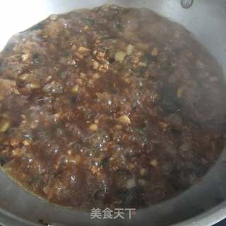 肉末土豆拌面(饭)酱的做法步骤:8