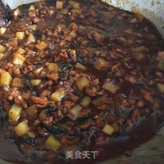 肉末土豆拌面（饭）酱的做法步骤：10