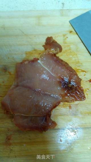 #第四届烘焙大赛暨是爱吃节#年糕鸡肉卷的做法步骤:4
