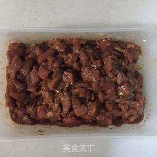 #第四届烘焙大赛暨是爱吃节#孜然牙签肉的做法步骤:5