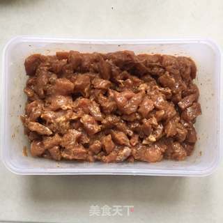 #第四届烘焙大赛暨是爱吃节#孜然牙签肉的做法步骤:7
