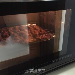 #第四届烘焙大赛暨是爱吃节#孜然牙签肉的做法步骤:10