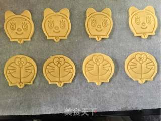 #第四届烘焙大赛暨是爱吃节# 叮当猫饼干的做法步骤:11