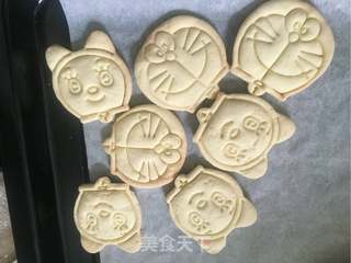 #第四届烘焙大赛暨是爱吃节# 叮当猫饼干的做法步骤:13