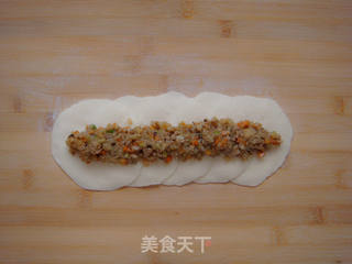 粗粮细作|玫瑰煎饺 的做法步骤:10