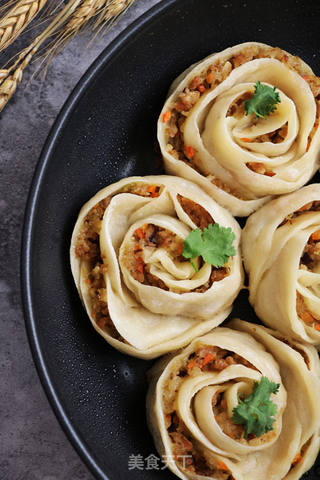 粗粮细作|玫瑰煎饺 的做法步骤:19