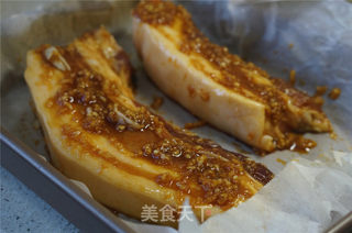 #第四届烘焙大赛暨是爱吃节#淡酱蒜香烤肉的做法步骤:4