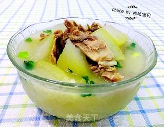冬瓜鸭架汤的做法步骤:9
