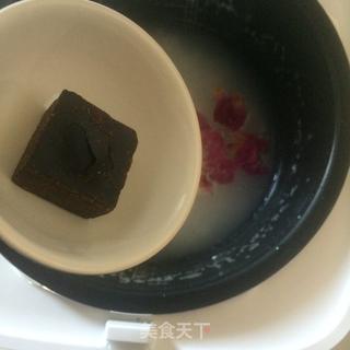 牡丹花护肤粥的做法步骤:6