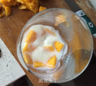 芒果燕麦酸奶的做法步骤:4