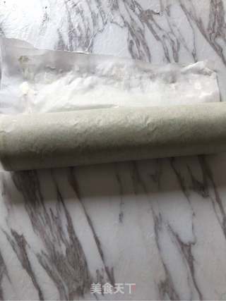 #第四届烘焙大赛暨是爱吃节#抹茶草莓蛋糕卷的做法步骤:25