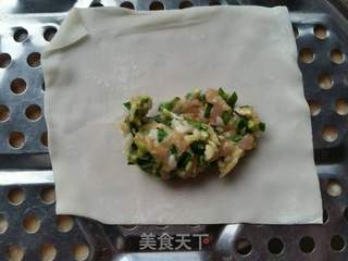 西葫芦鲜肉馄饨的做法步骤:3