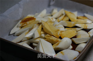#第四届烘焙大赛暨是爱吃节#茭白烤肉的做法步骤:3