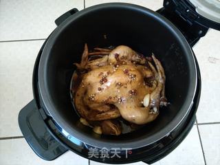 30分钟焖整鸡——母亲节,懒女儿的急就章的做法步骤:12