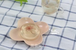 #第四届烘焙大赛暨是爱吃节#樱花水信玄饼的做法步骤:6