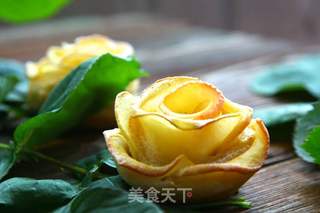 #第四届烘焙大赛暨是爱吃节#苹果玫瑰花的做法步骤:15