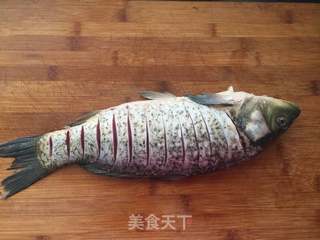 #第四届烘焙大赛暨是爱吃节#香辣孜然烤鱼的做法步骤:3