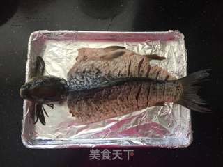 #第四届烘焙大赛暨是爱吃节#香辣孜然烤鱼的做法步骤:5