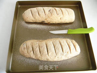 #第四届烘焙大赛暨是爱吃节#果仁法式乡村面包的做法步骤:12
