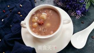 绿豆莲子祛湿养生汤的做法步骤:6