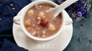 绿豆莲子祛湿养生汤的做法步骤:7