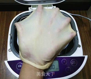 香葱火腿排包的做法步骤:5