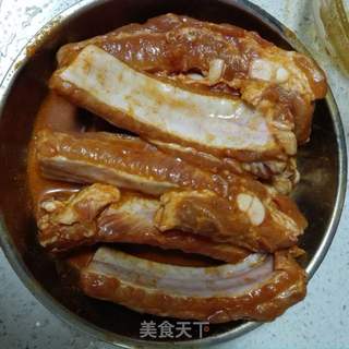 #第四届烘焙大赛暨是爱吃节#新奥尔良烤肋排的做法步骤:3