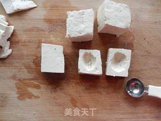 #第四节烘焙大赛暨是爱吃节#煎烤酿豆腐的做法步骤:2