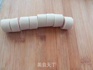 #第四节烘焙大赛暨是爱吃节#风味豆皮卷的做法步骤:4