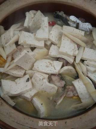 鲤鱼豆腐玉米汤的做法步骤:7