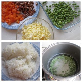 #第四届烘焙大赛暨爱吃节#腊肠焗饭的做法步骤:2