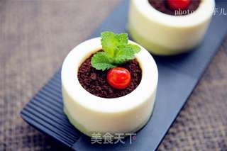 #第四届烘焙大赛堲是爱吃节#酸奶盆栽慕斯蛋糕的做法步骤:21