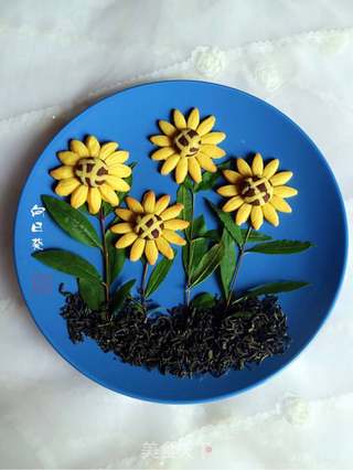#第四届烘焙大赛暨是爱吃节#向日葵饼干的做法步骤:15