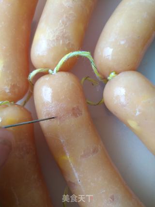 #第四届烘焙大赛暨是爱吃节#玉米鸡肉肠的做法步骤:8