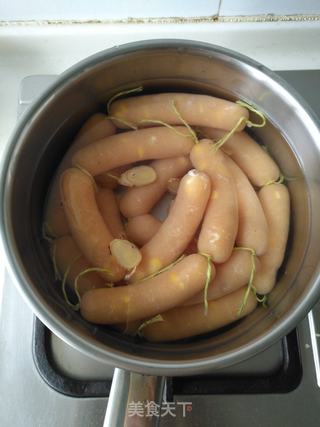 #第四届烘焙大赛暨是爱吃节#玉米鸡肉肠的做法步骤:9