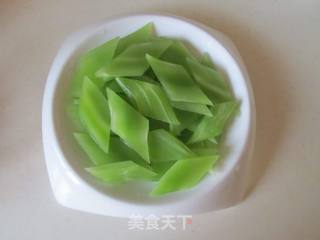 红油莴苣拌腰花的做法步骤:8
