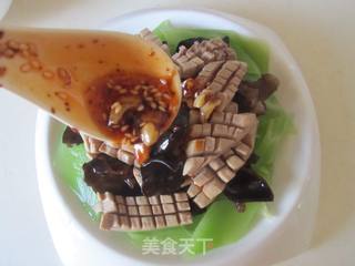 红油莴苣拌腰花的做法步骤:9